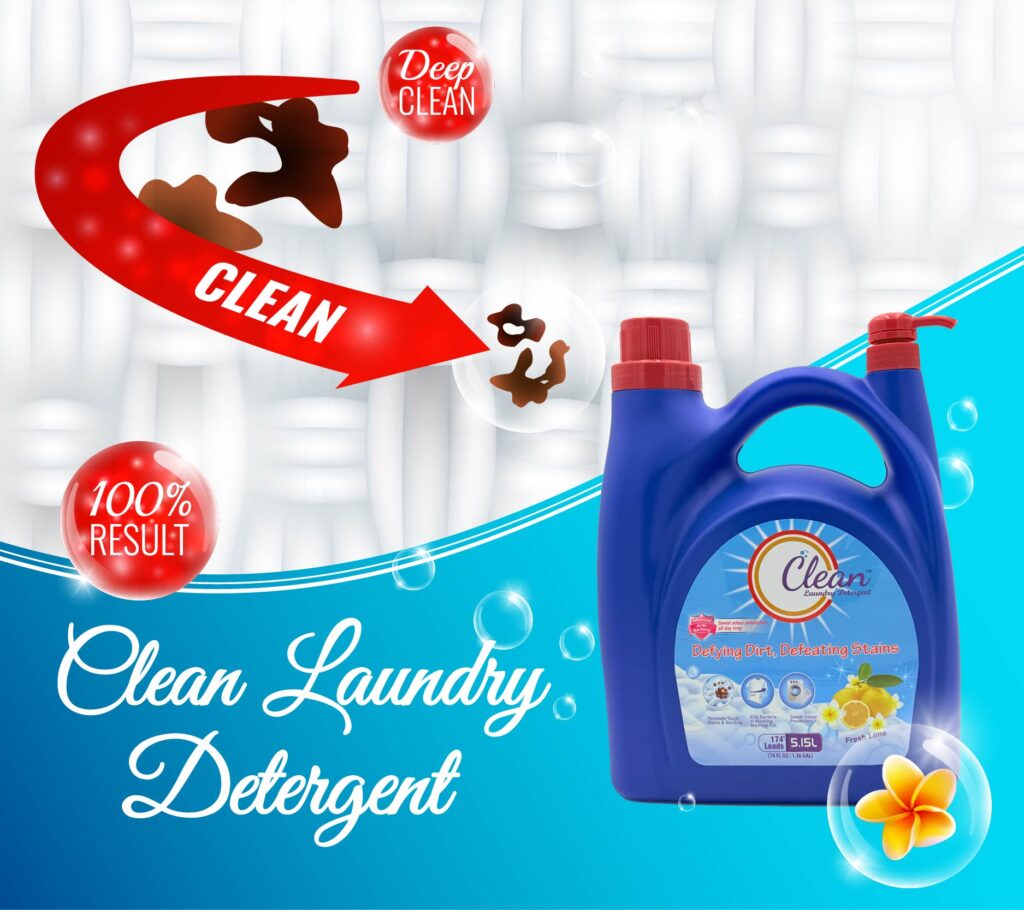 clean laundry detergent Banner ads